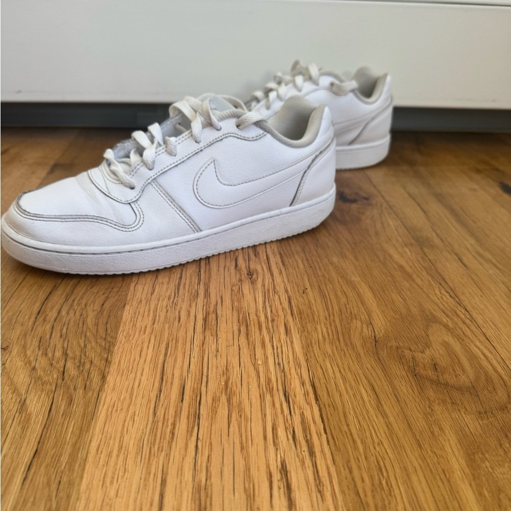 Nike Court Low- White Sneakers- Size 7Y